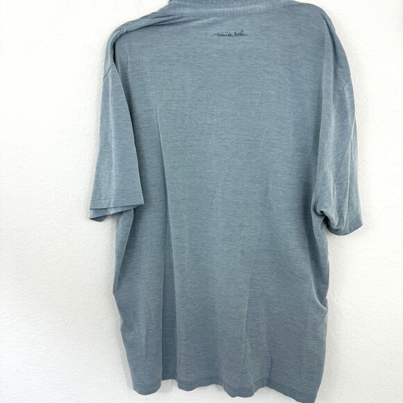 Travis Mathew Mens Pima Cotton Golf Active Polo Shirt Gray Size XXL - Picture 7 of 11